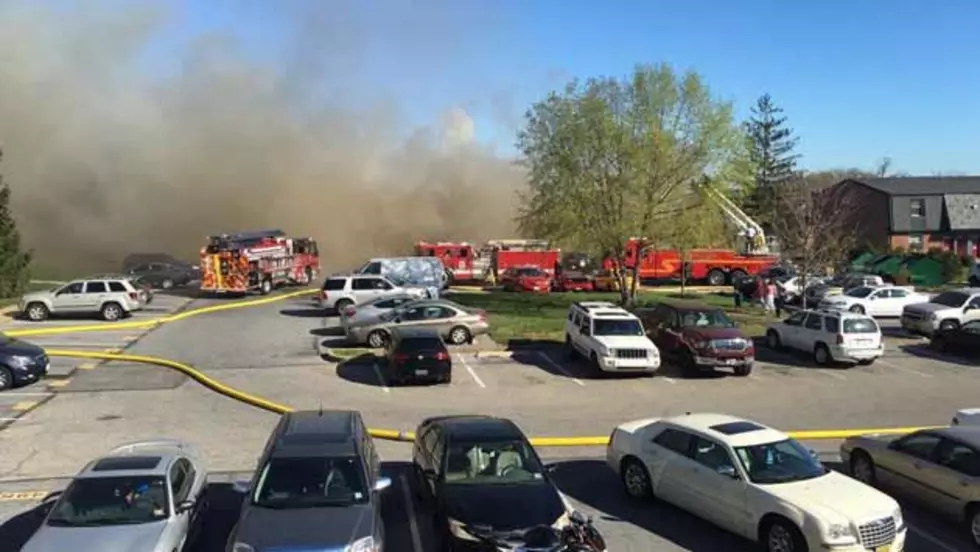 Multi-alarm fire burns Delran apartment building