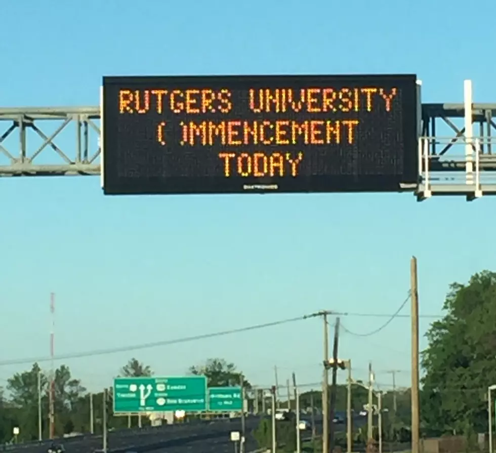 Traffic builds near Rutgers as grads head to commencement