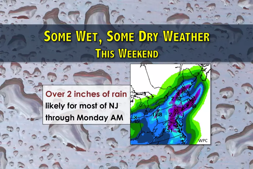 Periods of rain will affect your weekend plans in NJ