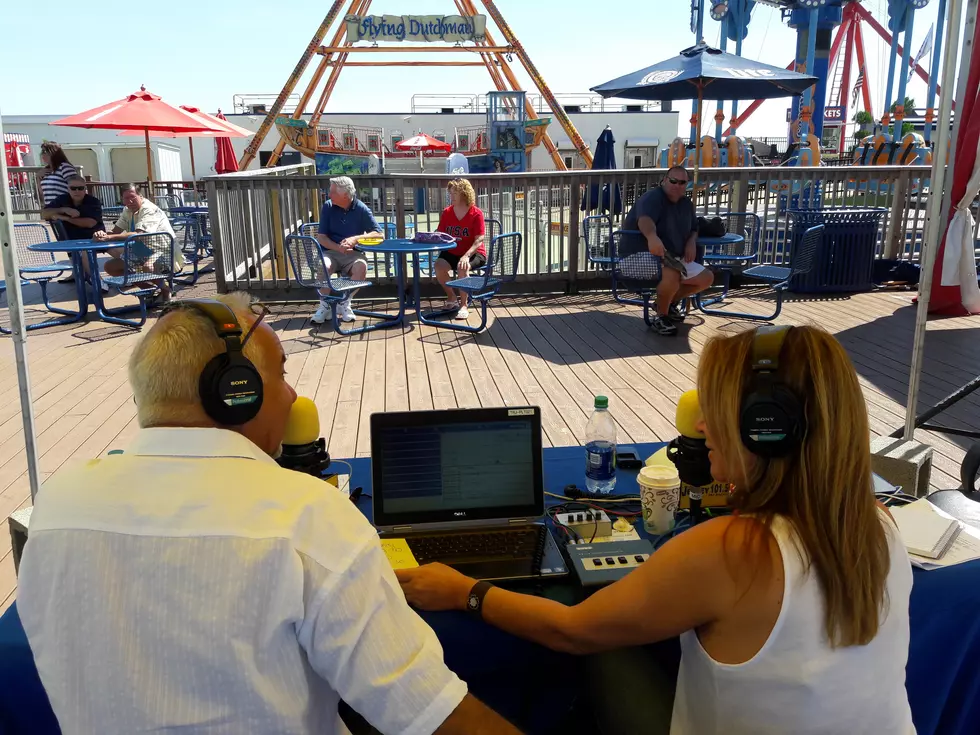 Join Dennis & Judi for lunch and a live broadcast at Steel Pier in AC
