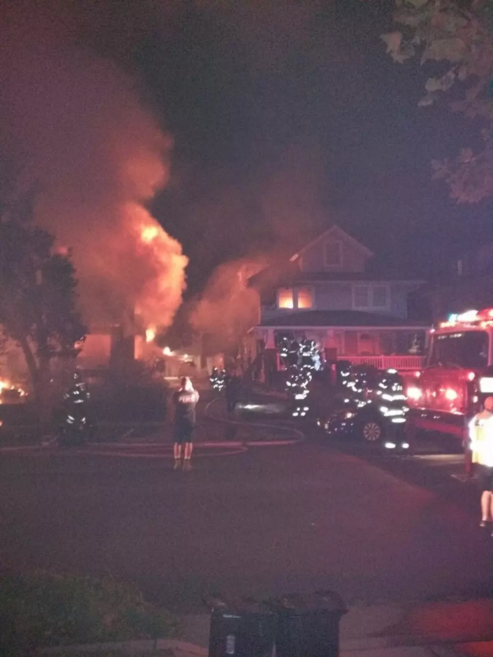 Fire consumes home in Bradley Beach Monday morning