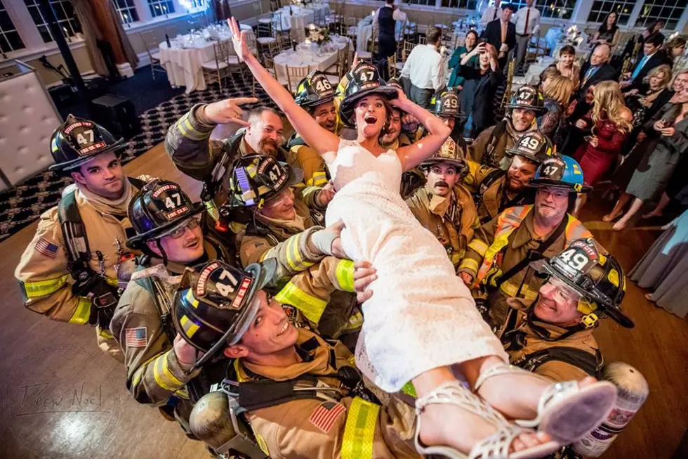 Their love is on fire! Evacuated wedding goes horribly wrong in a wonderful way
