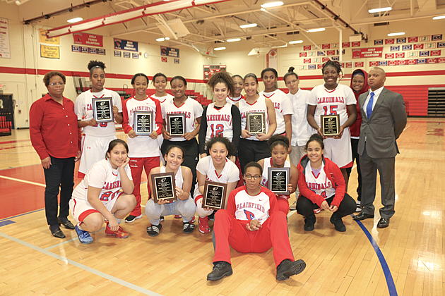 Plainfield girls basketball team honored for response to &#8216;racist&#8217; puppet