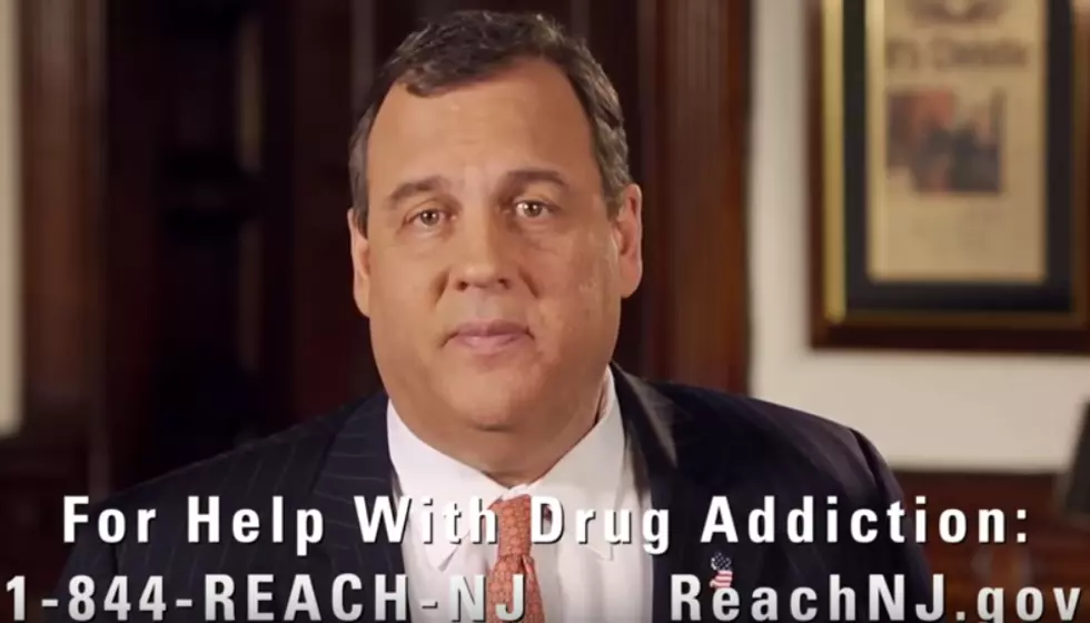 Christie stars in ad for addiction hotline