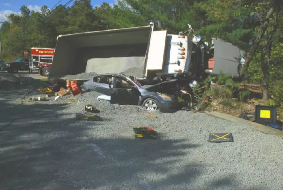 Dramatic rescue of NJ woman trapped under overturned dump truck