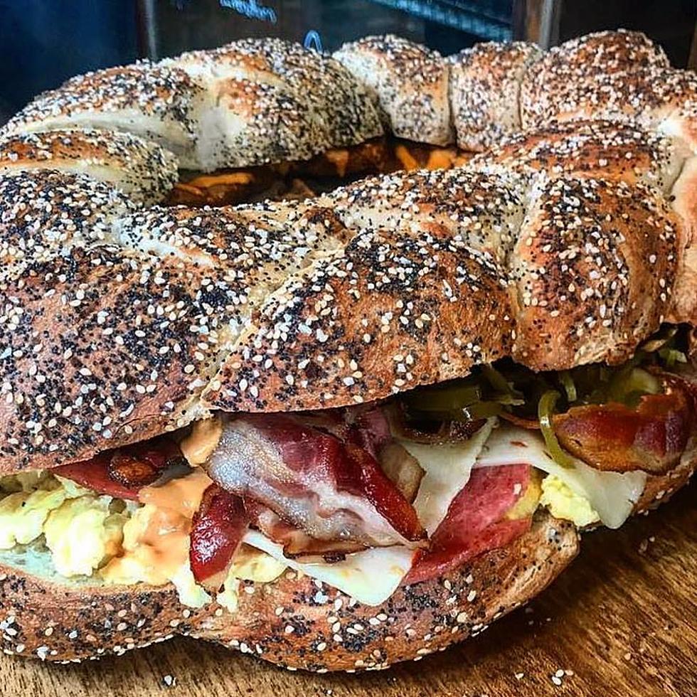 I need to go to Hoboken immediately to try this bagel sandwich the size of a car tire