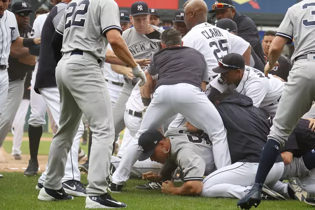 Benches clear 3 times, 8 ejections for Tigers, Yankees