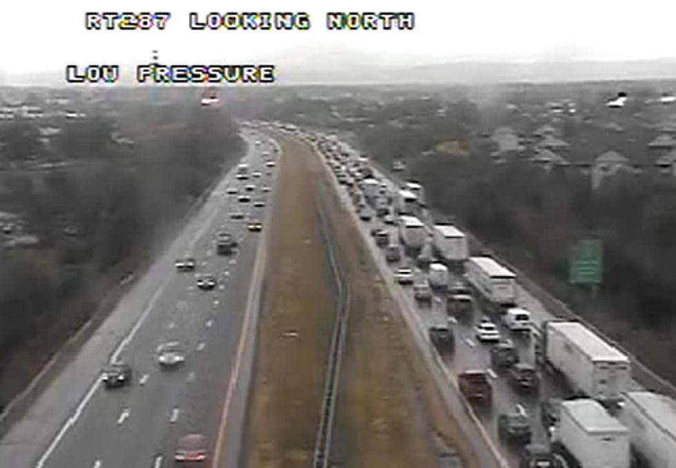 Route 287 commuters, watch out — Traffic backed up for miles after truck crash