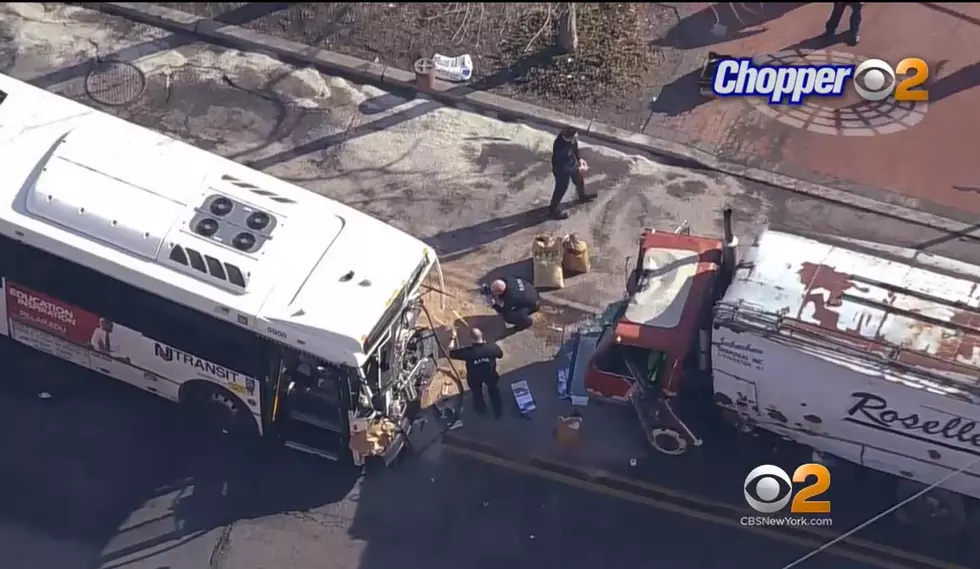 NJ Transit bus driver dies in crash with garbage truck