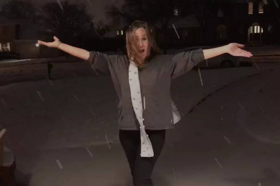 It was a marvelous night for a snow dance — Judi dances across NJ