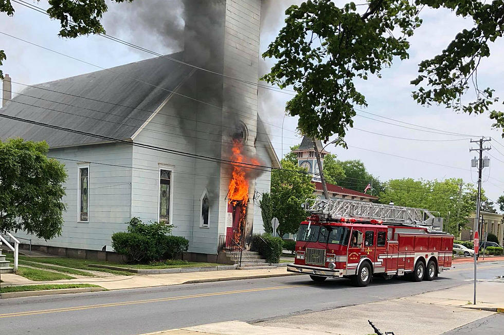 Fire damages historic Cape May church