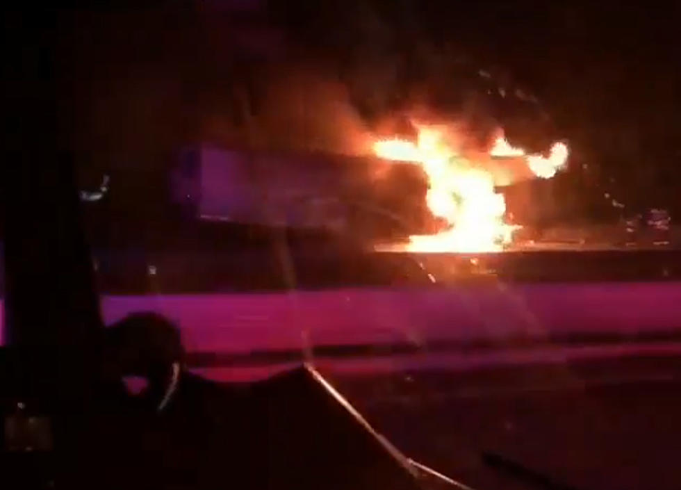 Watch: Truck Fire Torches 35,000 Pounds of Produce