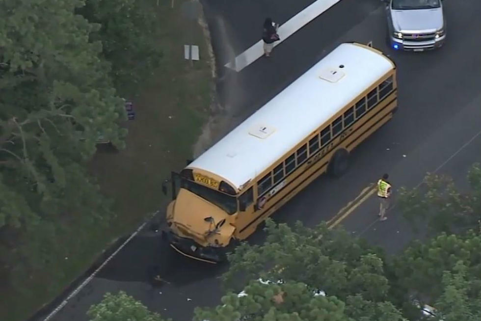 Five school buses crash, dozens hurt in Medford Lakes