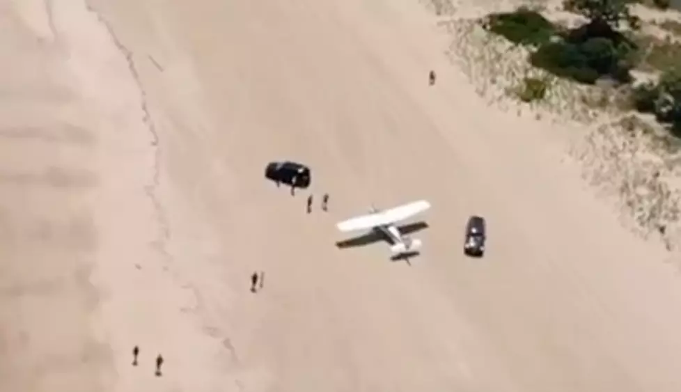 Plane makes emergency landing on Keansburg beach