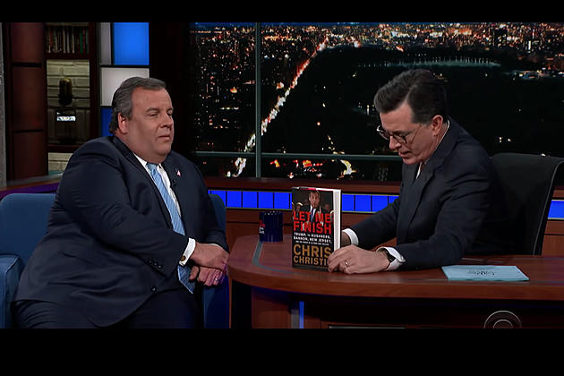 Chris Christie takes tequila shots — and shots at Trump — on TV