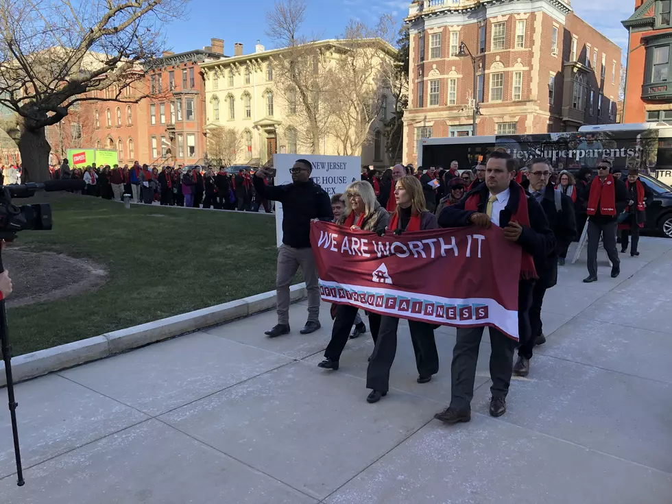 NJ teachers protest: Say they pay too much for insurance