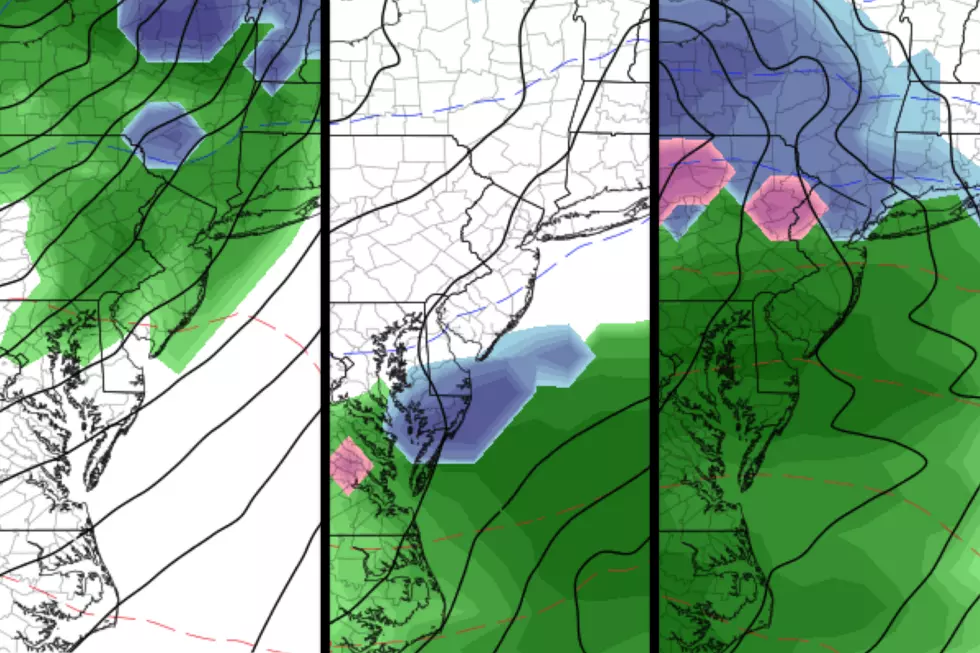 Watching a trio of minor storm systems for NJ through the weekend
