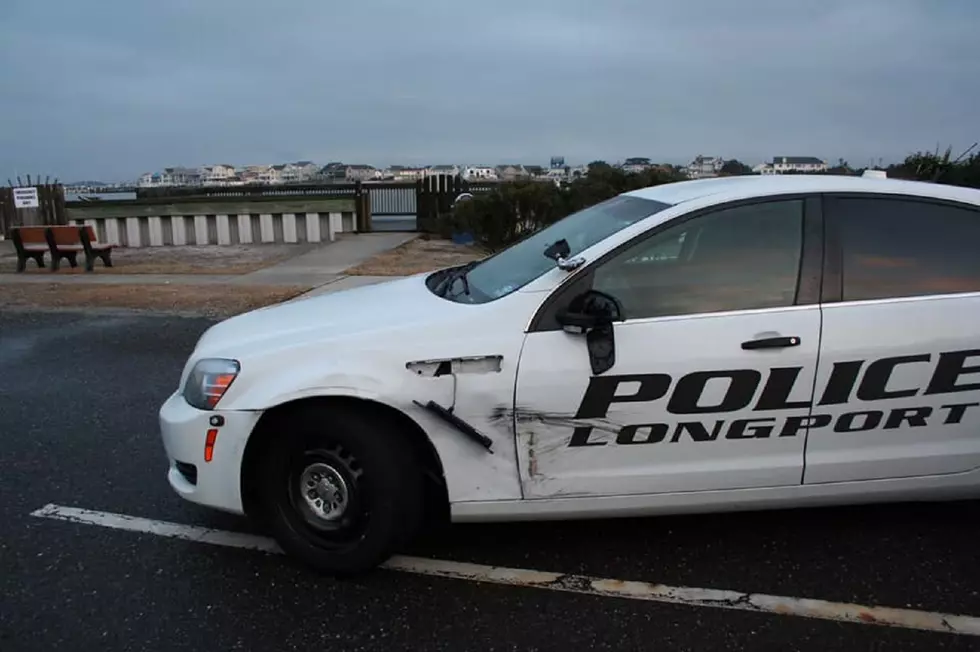 Somers Point Man Hits Police Car with Cop Inside
