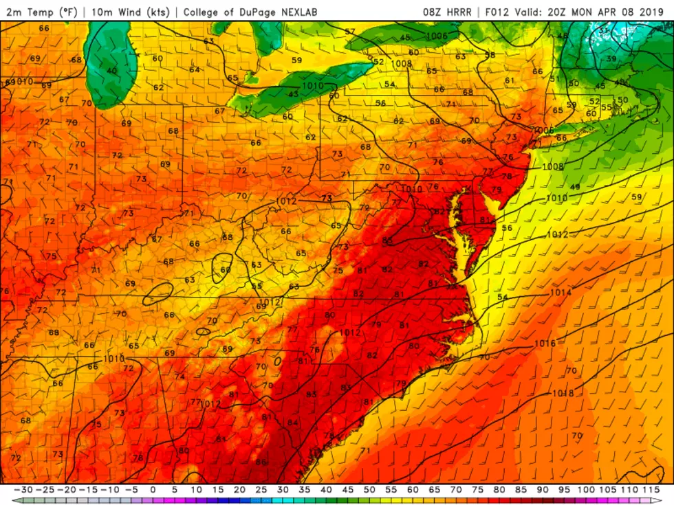 Temperatures really get cooking Monday: Could NJ hit 80 degrees?
