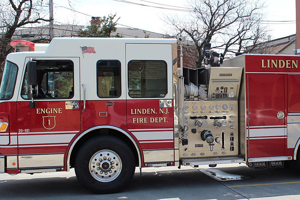 Linden firefighter has to be pulled from wreck after truck crash