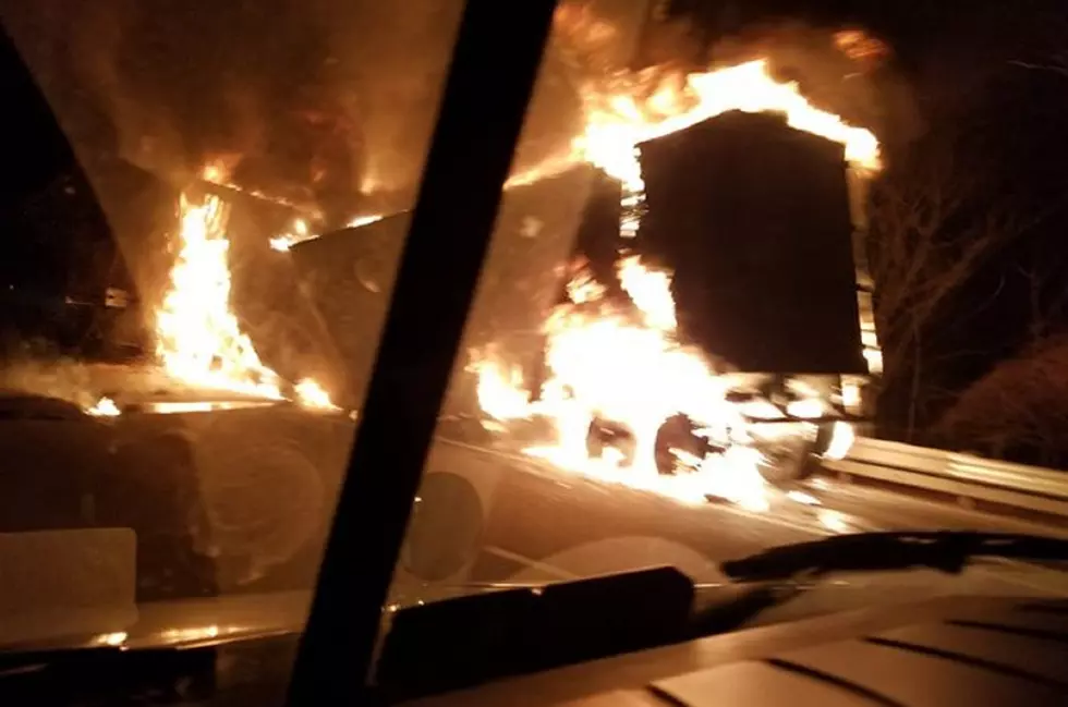 Route 78 tractor trailer fire creates huge delays 