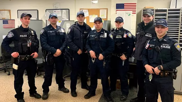 Port Authority cops to the rescue! #BlueFriday