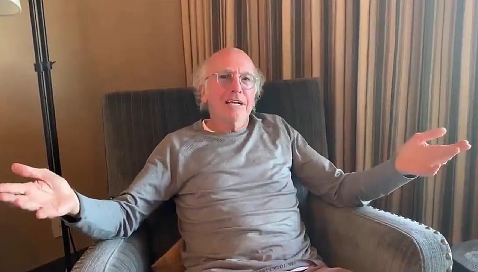 Larry David appeals to the ‘idiots’ still gathering