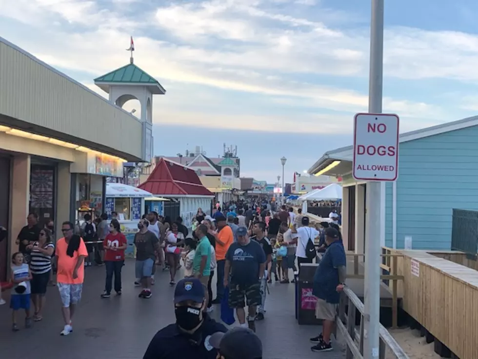 The Jersey shore looked almost as busy as usual this weekend