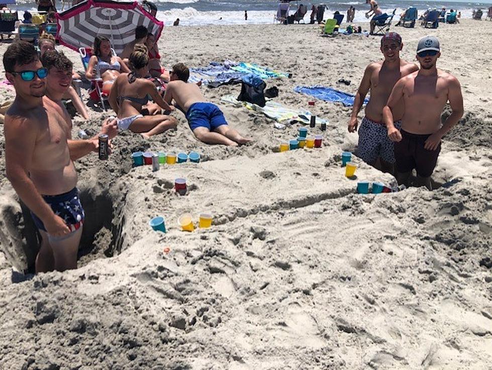 New Jersey beachgoers get creative with their day drinking