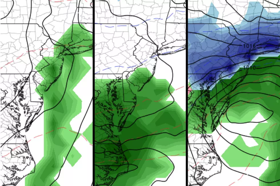 NJ’s next 3 storm systems: Weekend rain showers, possible snow next week