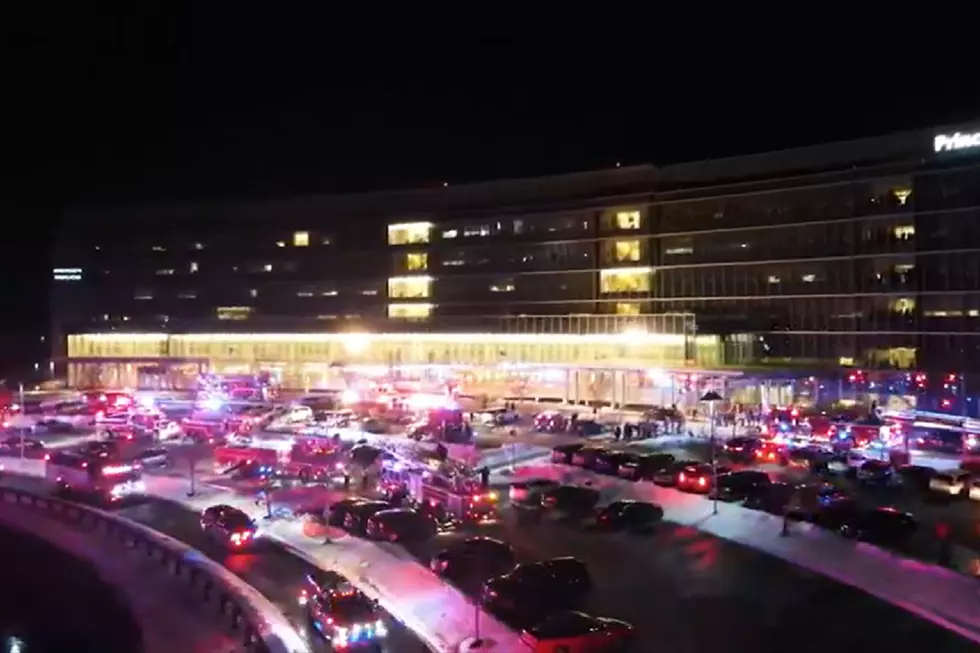 Massive parade of 50 fire, rescue squads lights up Princeton hospital