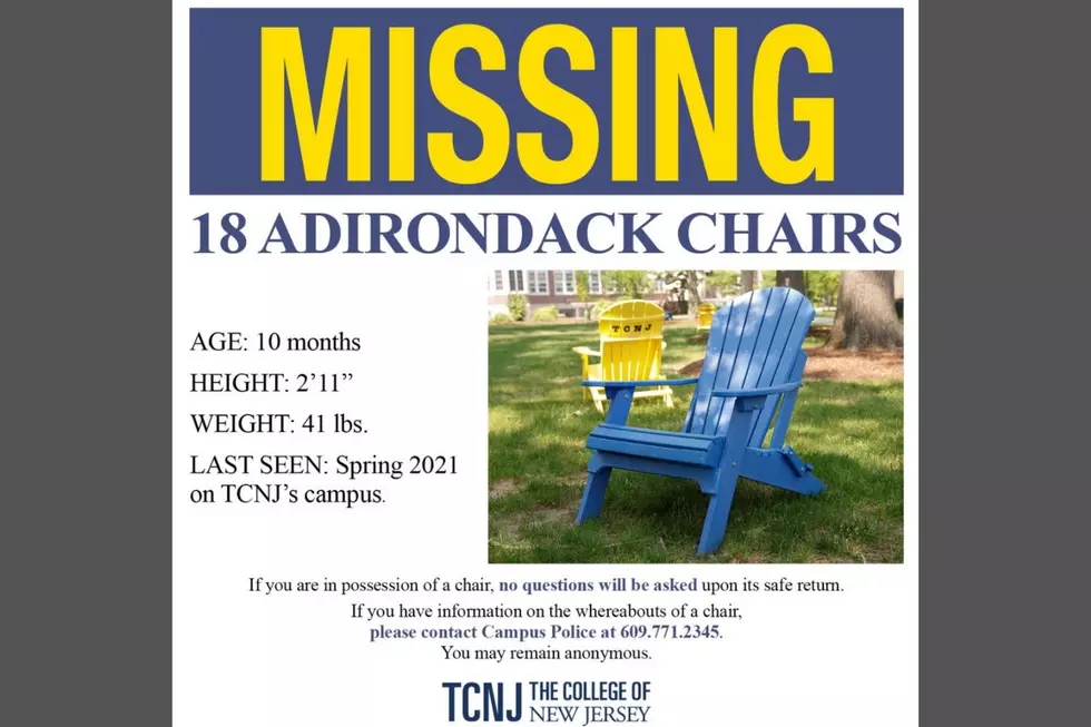 TCNJ urges return of Adirondack chairs, missing from campus