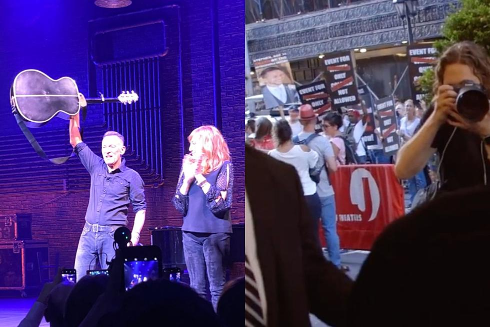 Springsteen packs Broadway show, as some protest vax requirement