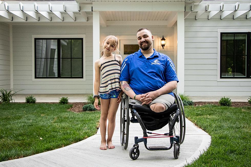 'Smart' home built for NJ Marine who lost legs in bomb attack
