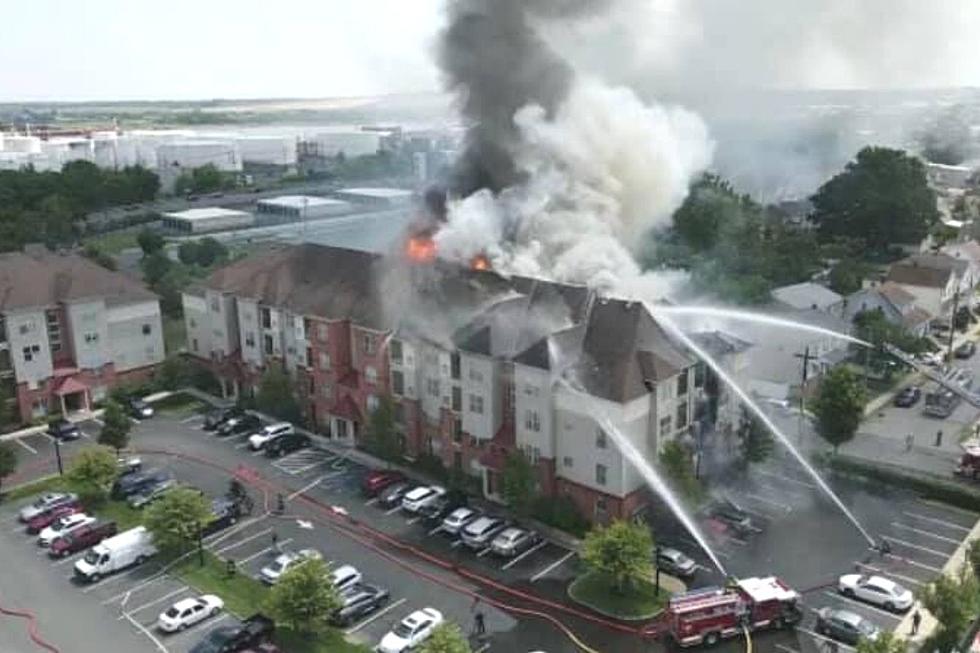 WATCH: Explosion blows roof of Carteret, NJ apartment building