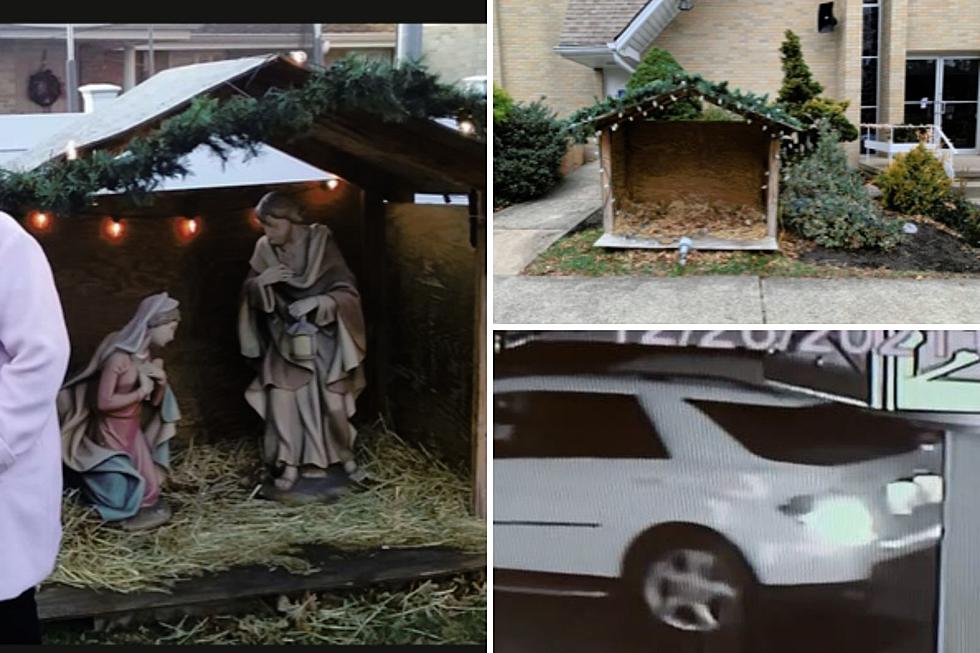 Heavy nativity statues stolen from NJ church — cops looking for Mercedes driver