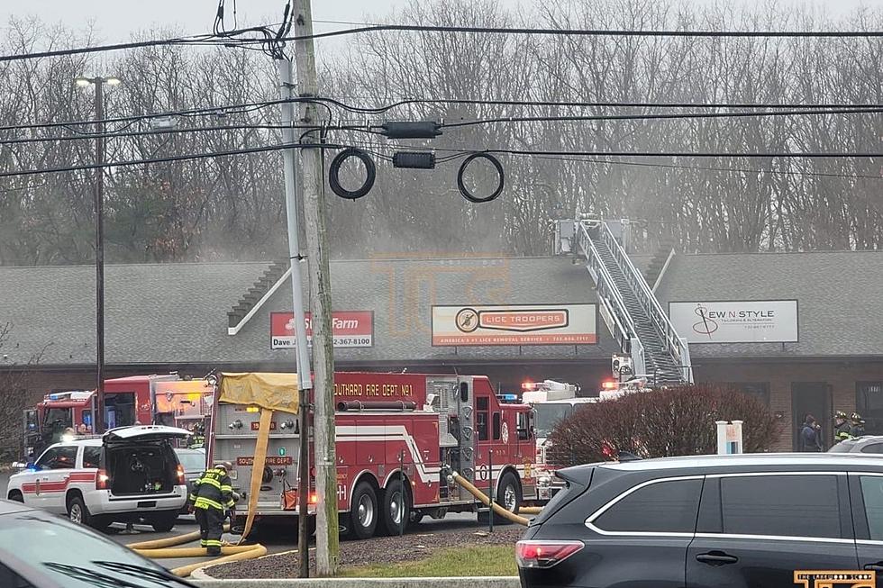 Fire damages strip mall in Howell, NJ