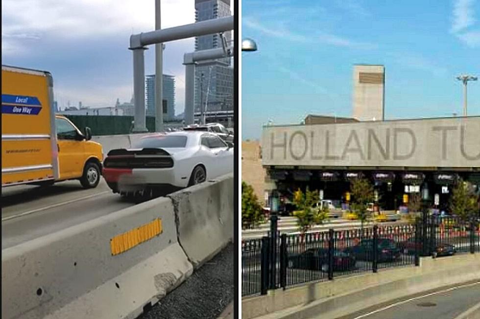 NJ driver uses curtain to evade Holland Tunnel toll, cops say