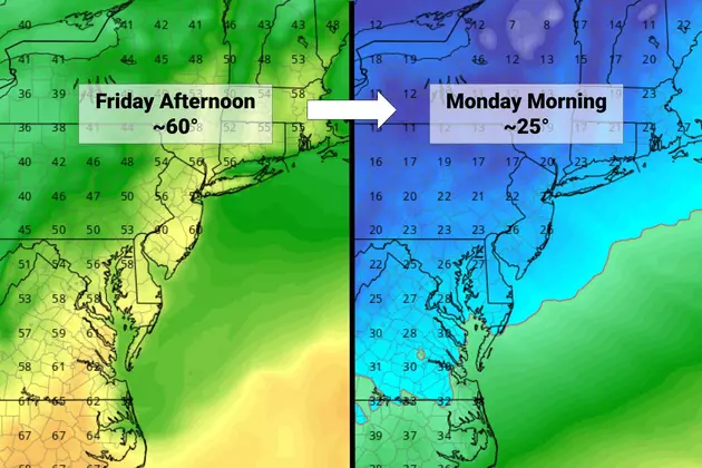 NJ&#8217;s big weather story: A big cooldown for the last weekend of March