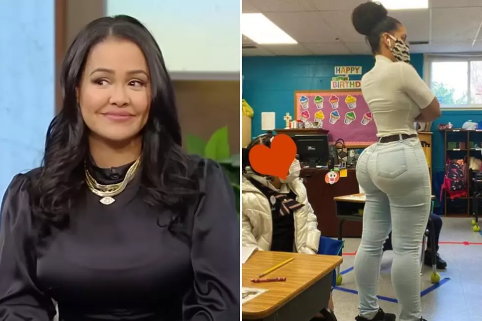 Curvy NJ art teacher makes first TV appearance since calls for her firing