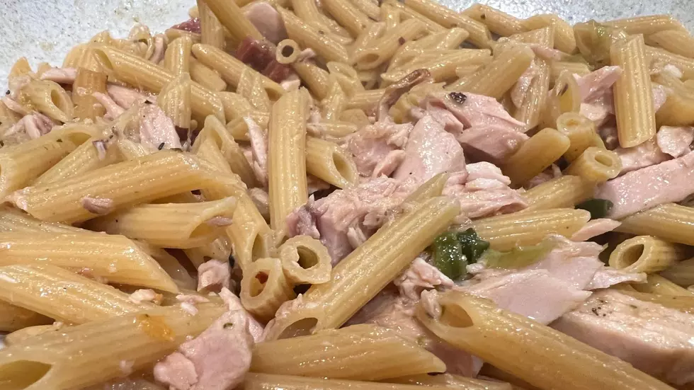 Canned tuna and pasta are perfect together