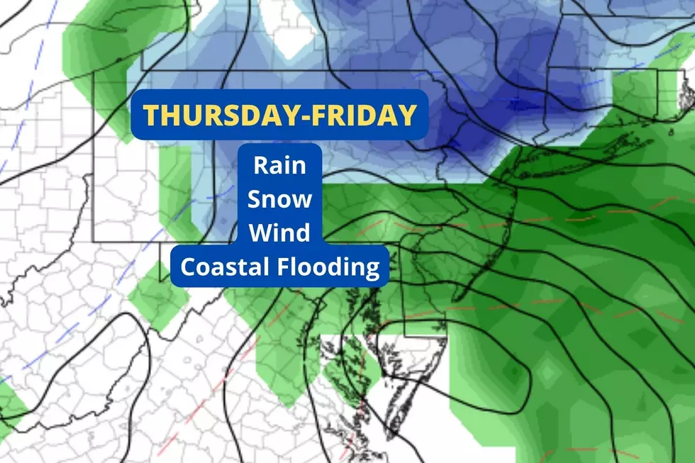 Late week nor’easter impacts for NJ: 1-2″ rain, snow northwest