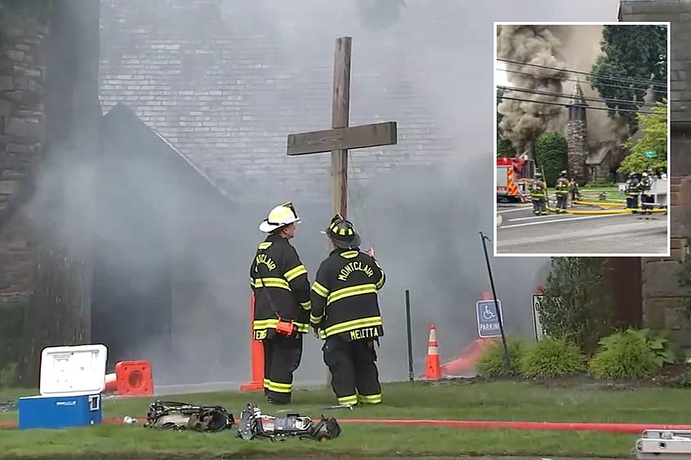 ‘Spectacular structure’ collapses: Fire rips through church in Montclair, NJ