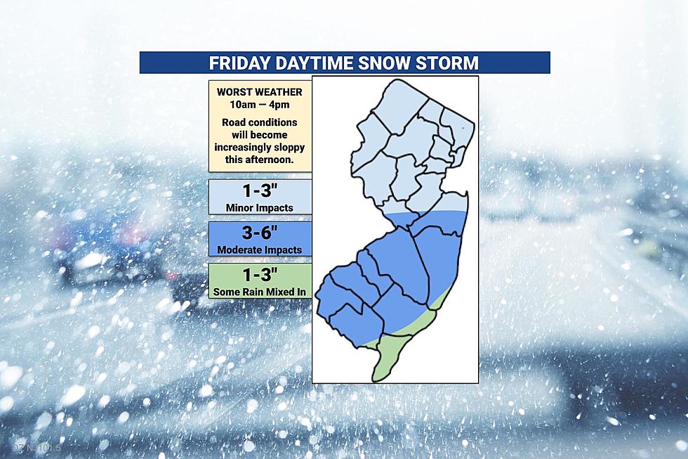 Snowy, sloppy Friday for NJ: Rundown of storm timing and impacts