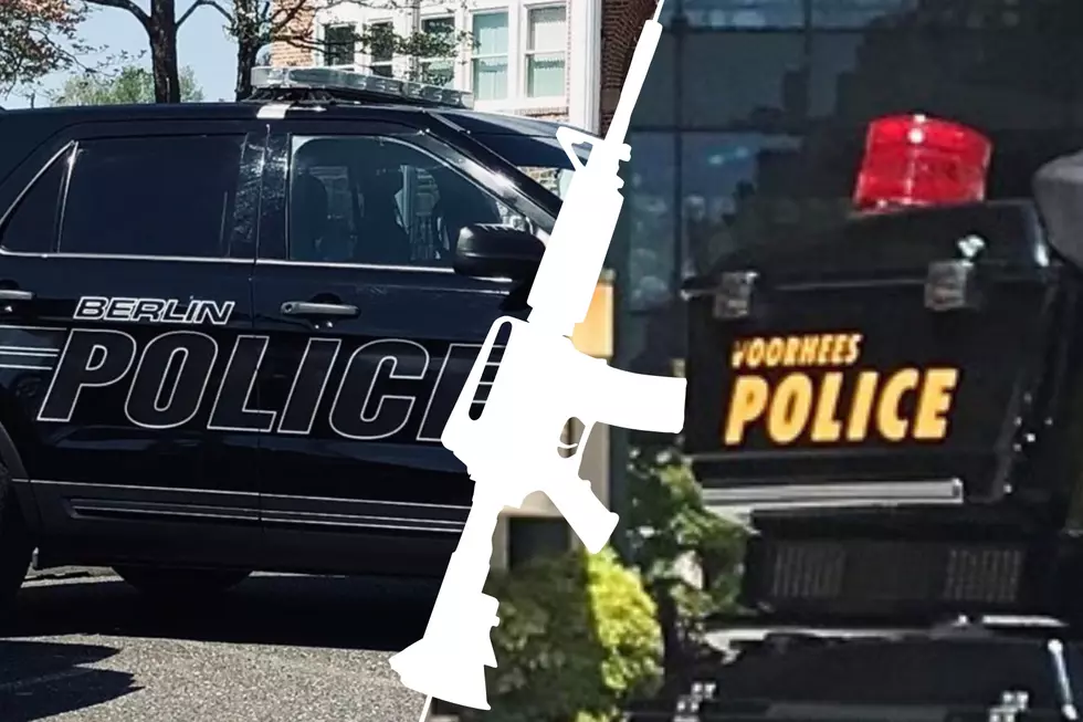 NJ school kids find rifle on residential street. Did cop leave it there?