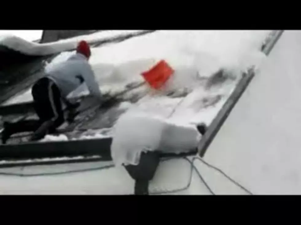 How NOT To Clean Snow From Your Roof