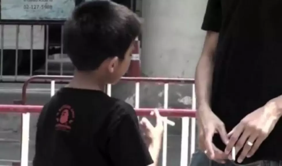 Smoking Kids in Anti Cigarette Ad [VIDEO]