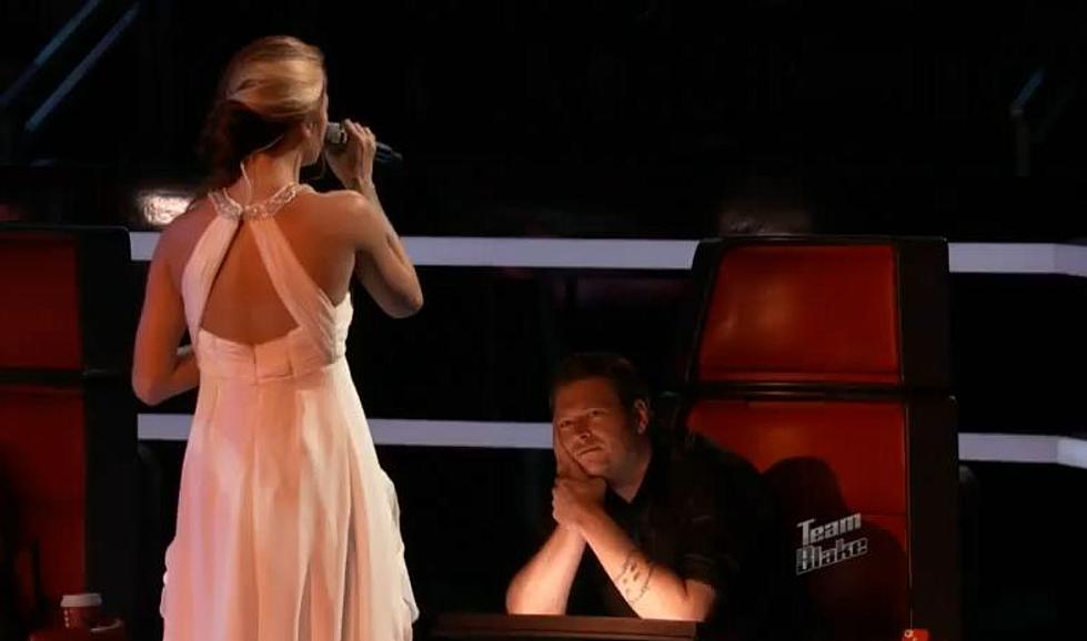 Blake Tears up on 'The voice'