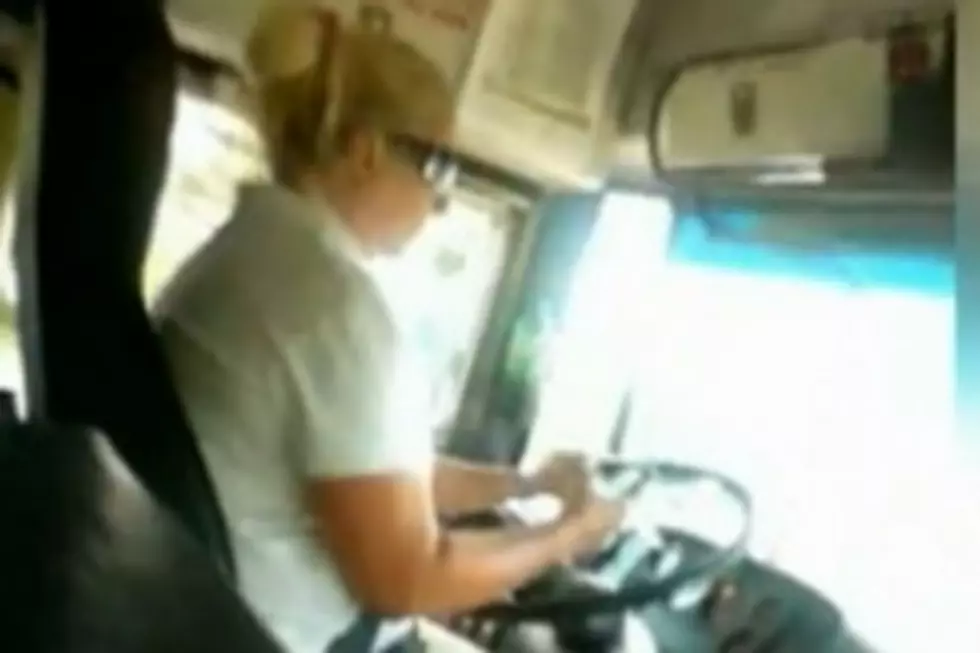 Florida School Bus Driver Caught on Video Texting & Driving