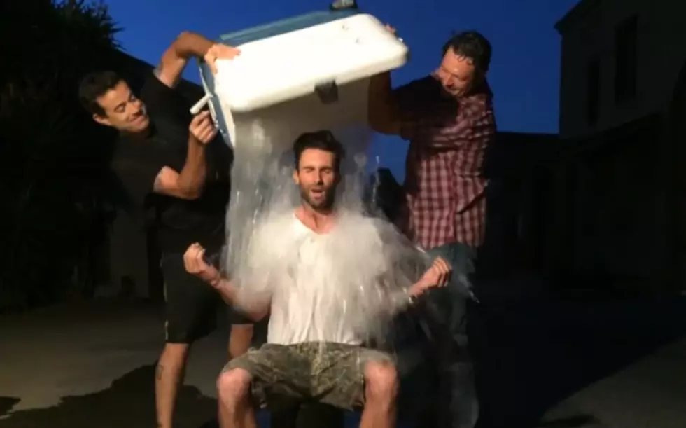 Blake Shelton, Carson Daly and Adam Levine Accept Ice Bucket Challenge on &#8216;The Voice&#8217; Set [VIDEO]